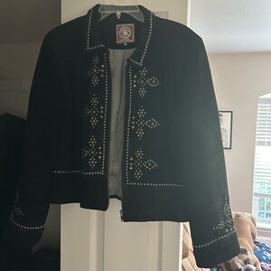 Double D Ranch Black Studded Blazer